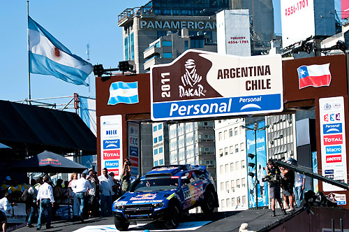 LIVE-beelden: Start Dakar editie 33